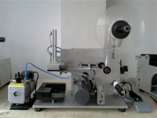 Semi-automatic flat Labeler Labeling machine with printer