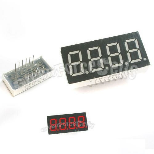 5  0.36&#034; 7 Segment Red LED Display 4 Digit Common Anode
