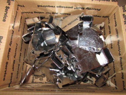 Lot of (24) Hangrail Systems Retail Chrome 3&#034; Display Bracket Arm Extensions