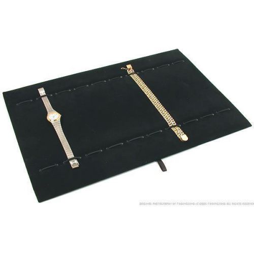 10 Slot Black Bracelet Display Tray Insert 14 7/8&#034;