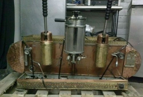 Antique Termozona Brass/Copper Espresso Machine