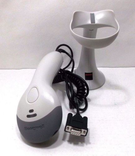 Honeywell Voyager MS9520 Barcode Scanner RS-232 Kit MK9520-32B41 w/ Stand - Gray