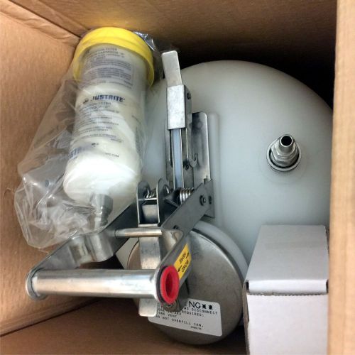 JUSTRITE TF12755 HPLC Waste Can, 5 Gal., PTFE  New !!!!