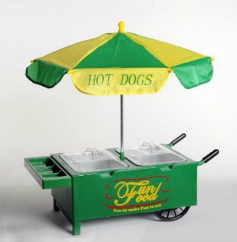 Old Fashioned Hot Dog Cart Table-Top Confession Stand  Catering Party Cart
