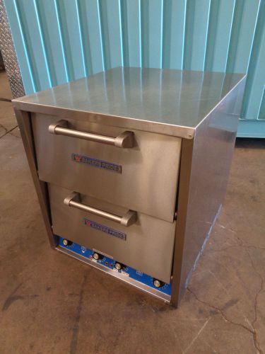 BAKERS PRIDE 26&#034; DOUBLE STACK ELECTRIC DECK OVEN.