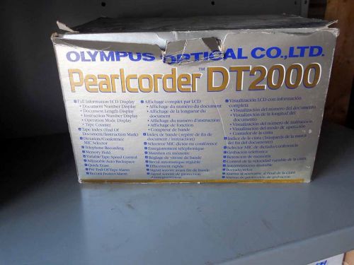 OLYMPUS Pearlcorder DT2000 MICRO Cassette AUDIO Recorder-Transcriber