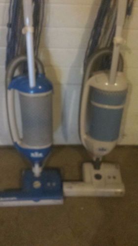 Lot of 2 windsor versamatic &amp; flexatic  commercial upright vacuum cleaners for sale