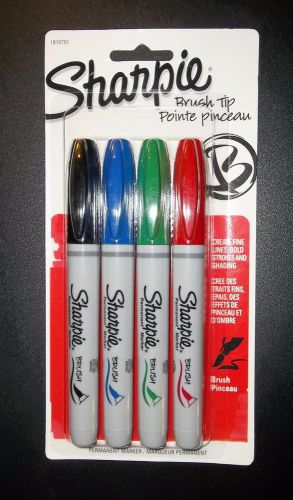 SHARPIES- 4 Pack Brush Tip &amp; 12 Pack Ultra Fine Multi-Color Multiple Use Markers