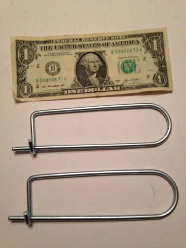 .156&#034; Zinc Plated Wire Form Clip Lot Of 2