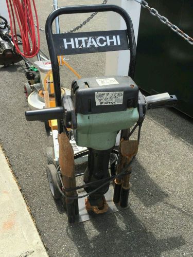 Hitachi h90se demolition breaker hammer with 4 bits and rolling cart!!