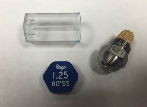 HAGO 1.25 GPH 60° SS SEMI SOLID NOZZLE (12560SS, 22560, 030G2163)