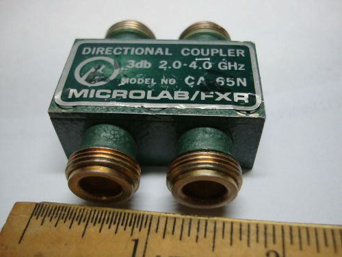 MICROLAB / FXR CA-65N DIRECTIONAL COUPLER 3db 2.0-4.0GHz N-F/M ENDS