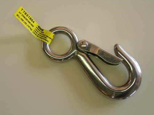 SNAP HOOK #T7631604. STAINLESS! NEW!