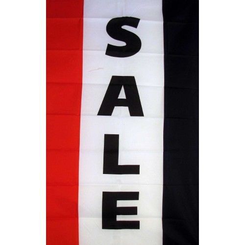 Sale Flag 3ft x 5ft red/white/blue Vertical Banner (1)
