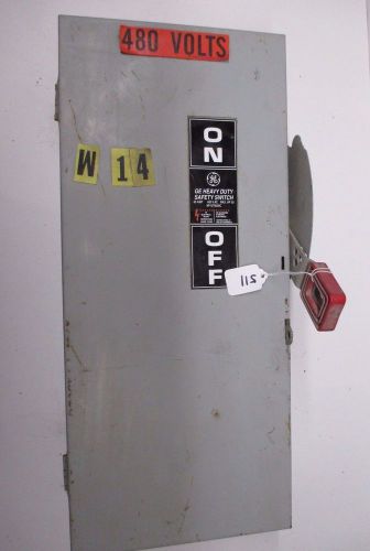 GE 60A 600V Fusible Heavy Duty Safety Switch #511