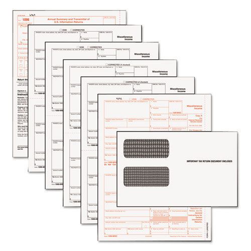 Tax Forms/1099 Misc Tax Forms Kit with 24 Forms, 24 Envelopes, 1 Form 1096