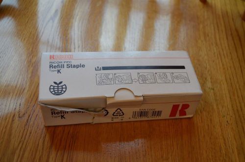 NEW OEM RICOH REFILL STAPLE TYPE K EDP 410802 Damaged Box