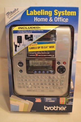 NEW P-TOUCH ELECTRONIC LABELING SYSTEM HOME &amp; OFFICE PT-1830SC
