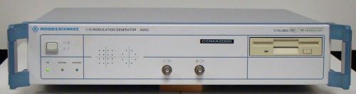 Rohde &amp; Schwarz AMIQ02 I/Q Modulation Generator CDMA2000  w/opt K11/K12