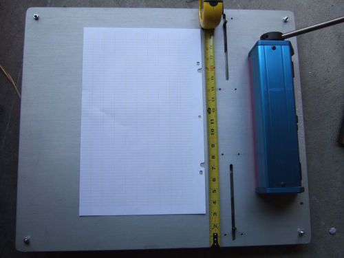 NELA TERNES MANUAL PRINTING PLATE PUNCH EXCELLENT CONDITION # 1