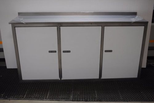 Enclosed, ALUMINUM  concession  72 inch base cabinet