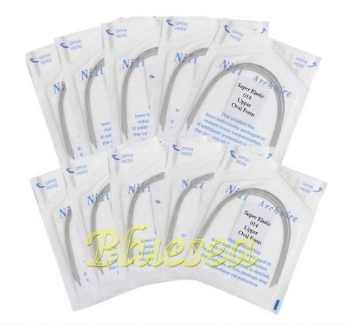 50 packs dental Orthodontic Super Elastic Niti Round Arch Wire 10pcs/pack 014