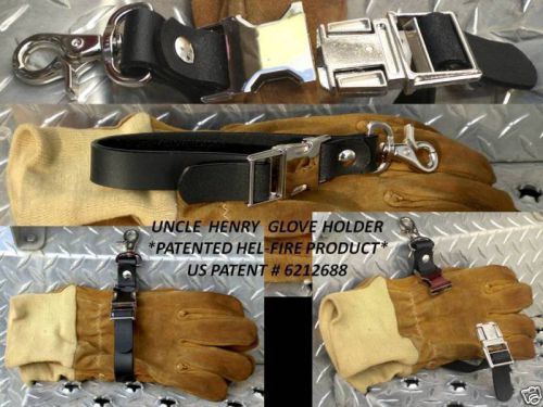 Handmade firefighter glove strap by hel-fire for sale