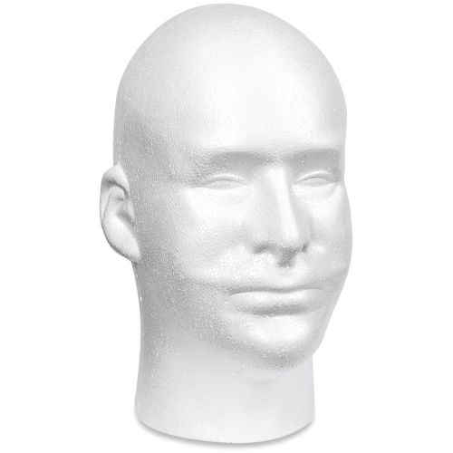 Styrofoam Head EPS Male Bulk-White 046501085665