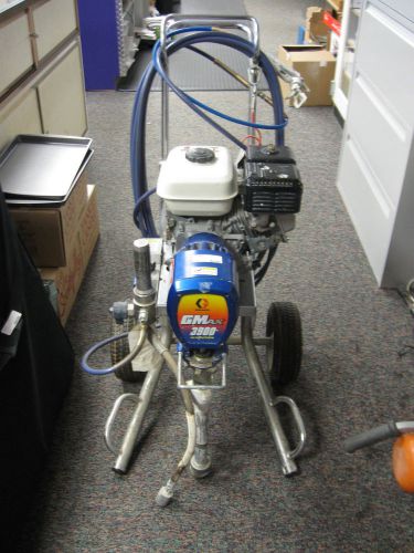 GRACO GMAX 3900 GAS POWERED PAINT SPRAYER 232-610 HONDA GX120 4.0 MOTOR WHEELS