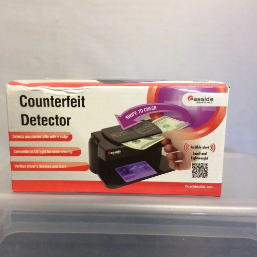 Cassida M18 Counterfeit Money Detector Brand New Open Box
