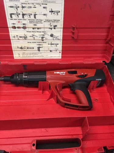 Hilte Dx 460 Full Automatic Powder-actuated Fastening Nail Gun.