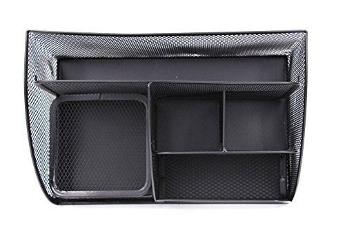 EasyPAG Mesh Desk Organizer 6 Compartment Office Supply Caddy with Drawer Pencil