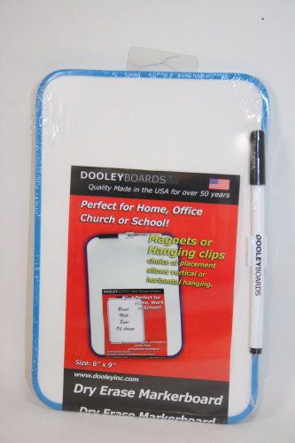 New Dooley 6&#034; X 9&#034;. Dry-Erase Board With Marker And Magnets Made In USA