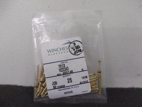 New Winchester 7013 H222343 M/F Gold Pin Connector Assembly *Pack of 25 Pins*