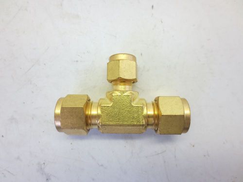 Swagelok brass b-812-1 1/2&#034; nut on tee fitting for sale