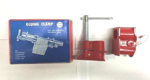 Gluing clamp heavy duty gluing clamp for use with 3/4 threaded pipe for sale