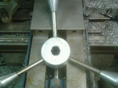 7/8&#034; hex milling machine speed handle steel vise lathe mill new for sale