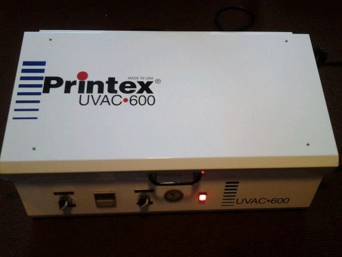 Printex uvac 600 photopolymer plate exposure unit