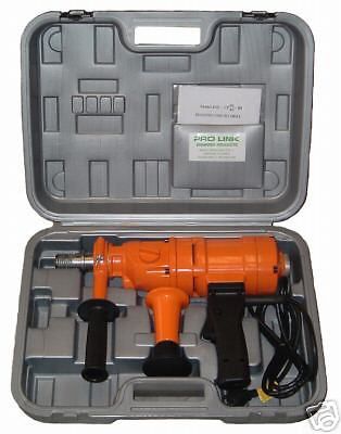 4&#034; NEW 2 SPEED HAND HELD CORE DRILL WITH CASE