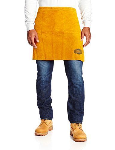 West Chester 7012 Heat Resistant Leather Waist Apron, 24 Width x 18 Height, Tan