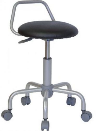 Ergonomic stool w/ black vinyl seatflash furniture for sale