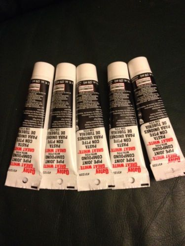 5 Tubes of Oatey Great White 1 oz. Pipe-Joint Compound