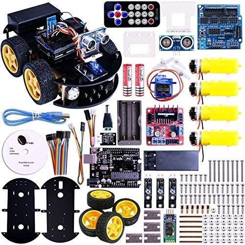Elego UNO Project Smart Robot Car Kit With Four-wheel Drives, UNO R3, Link Ect.