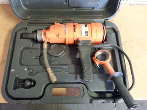 Weka Core Bore Hand Held Drill Model DK 1203 w/ Case Wrenches Handle Adapter