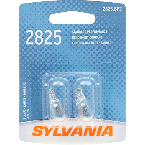 SYLVANIA 2825 Basic Miniature Bulb   Pack of 2  NEW Free Shipping