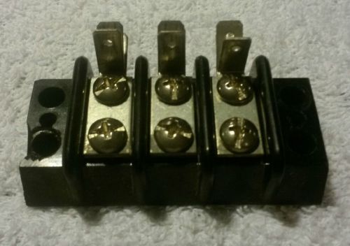 Used marathon terminal block double row with quick connects for sale