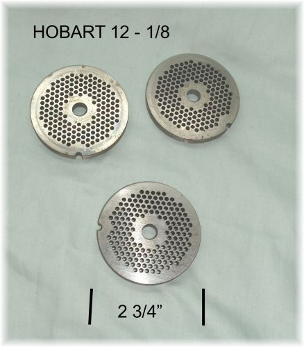 Size #12 Grinding Plate Discs For Hobart Meat Grinder   12 - 1/8