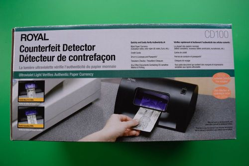 UV Counterfeit Currency Detector by Royal for US/Canada bills &amp; credit card