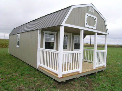 Amish built  portable Garage Shed Cabin Barn Tiny House No Credit Checks Indiana