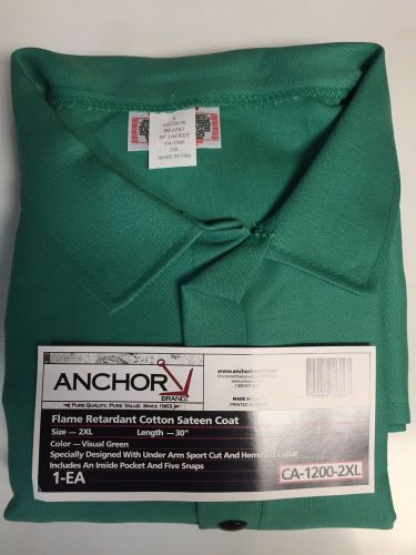 Anchor Brand Flame Retardant Cotton Sateen Coat 2XL
